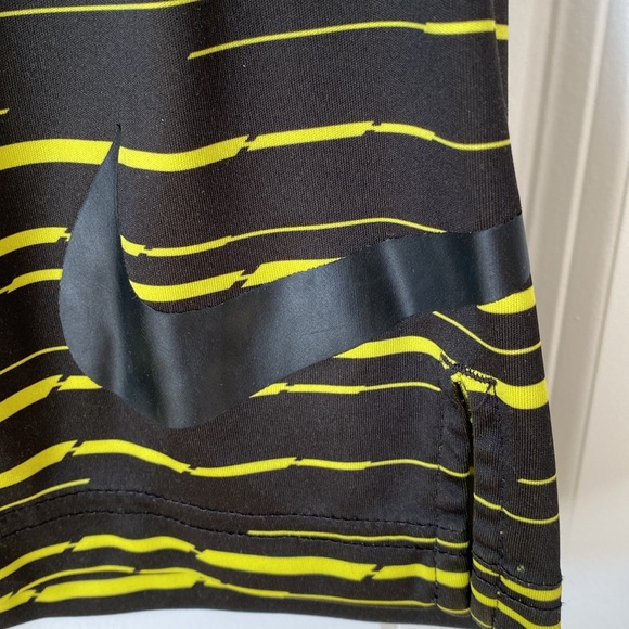 Nike Boys Dri-Fit Shorts - Black Yellow - Medium - Picture 3 of 8